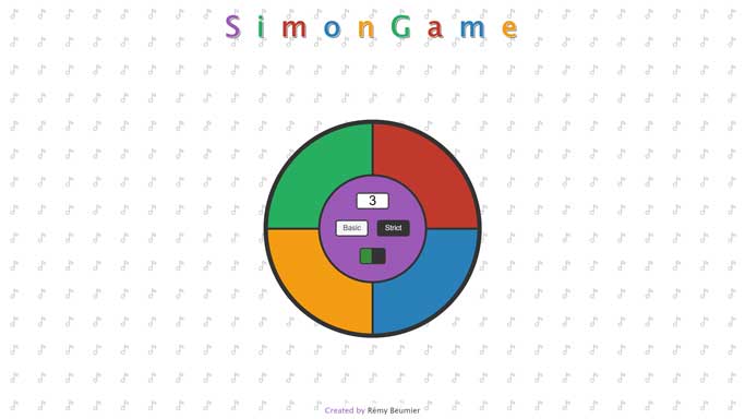 Simon game